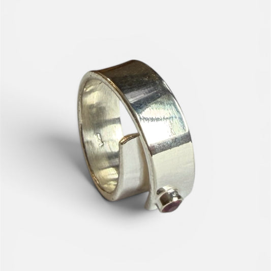 VORTEX-A005-RING with Amethyst